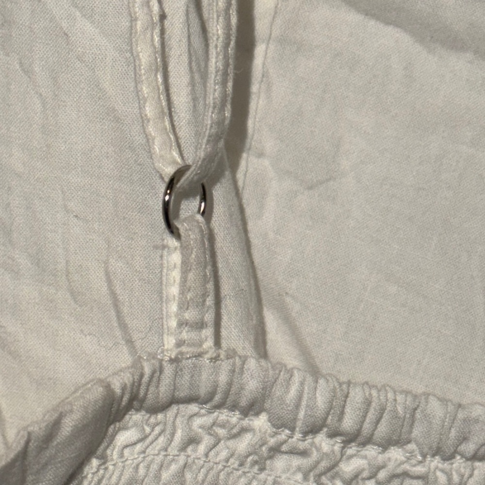 Free People Danelle Top Optic White Cami Ruffle Layered top - Picture 14 of 14